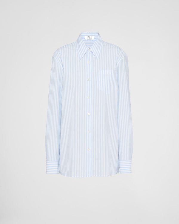 Cotton Jacquard poplin shirt