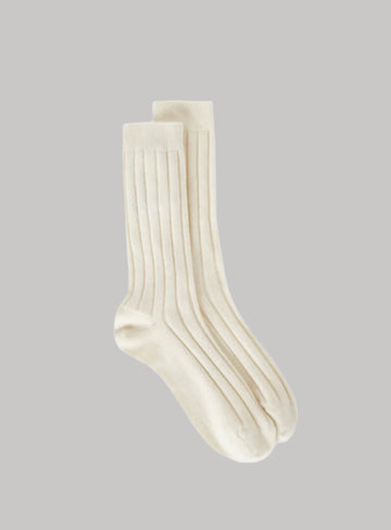 Socks White Titanium