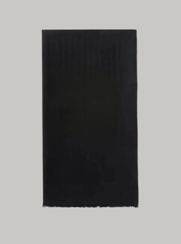 Maxi Crest Stole Black